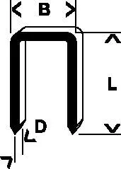 Agrafes type 55, longueur 28 mm